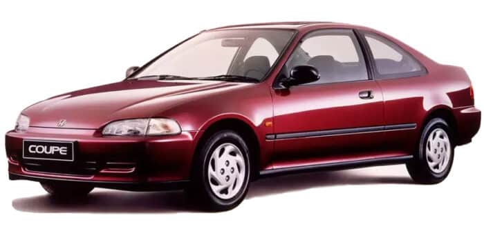 Коврики EVA Honda Civic Coupe 1991 1995 EU 5 поколение