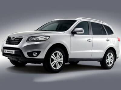 Коврики EVA Hyundai Santa FE (CM) Restyling (Підлогова педаль газу) 5 seats (3 clips) SUV 2010 2012 EU 2 поколение