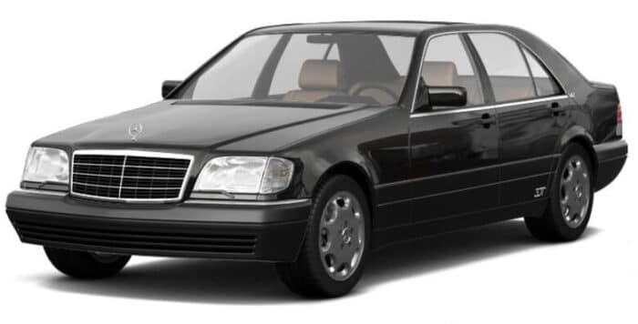 Коврики EVA Mercedes-Benz S Class (W140) (V140) Long Sedan 1991 1998 EU 3 поколение