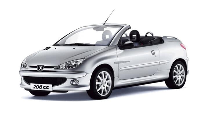 Коврики EVA Peugeot 206 CC (T16) Coupe 2000 2008 EU 1 поколение