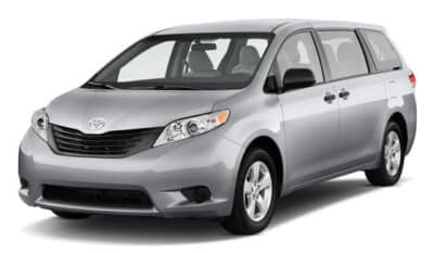 Коврики EVA Toyota Sienna (XL30) 7 seats Minivan 2010 2020 USA 3 поколение