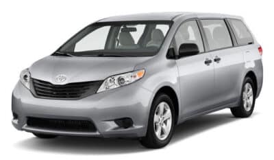 Коврики EVA Toyota Sienna (XL30) 8 seats Minivan 2010 2020 USA 3 поколение